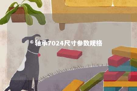 轴承7024尺寸参数规格 